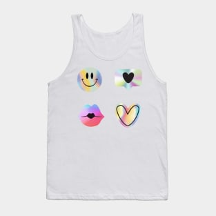 Textured Holo Set Tank Top